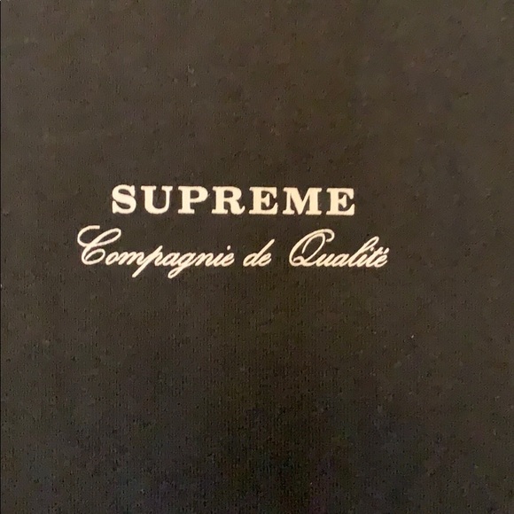 Authentic Supreme Black Qualite Tee - Picture 3 of 6